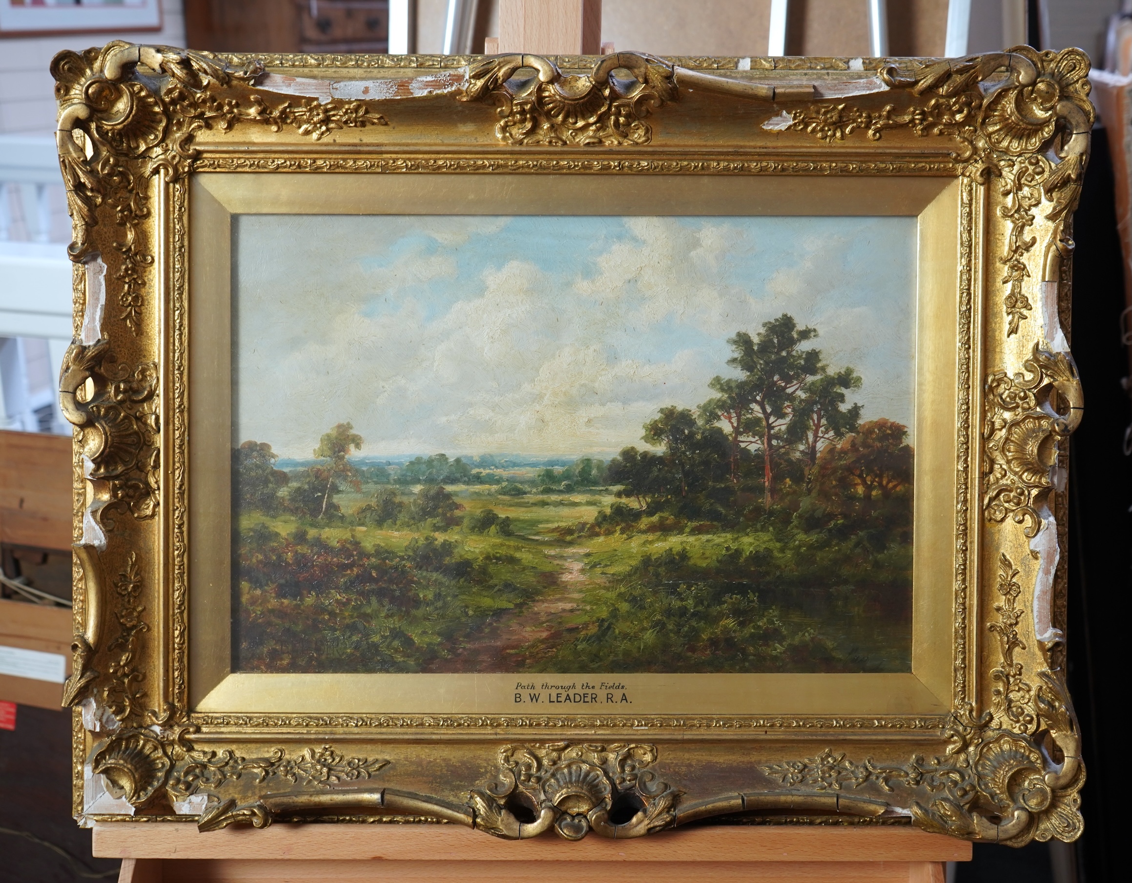 Benjamin Williams Leader, 1831-1923, 'Path Through the Fields'